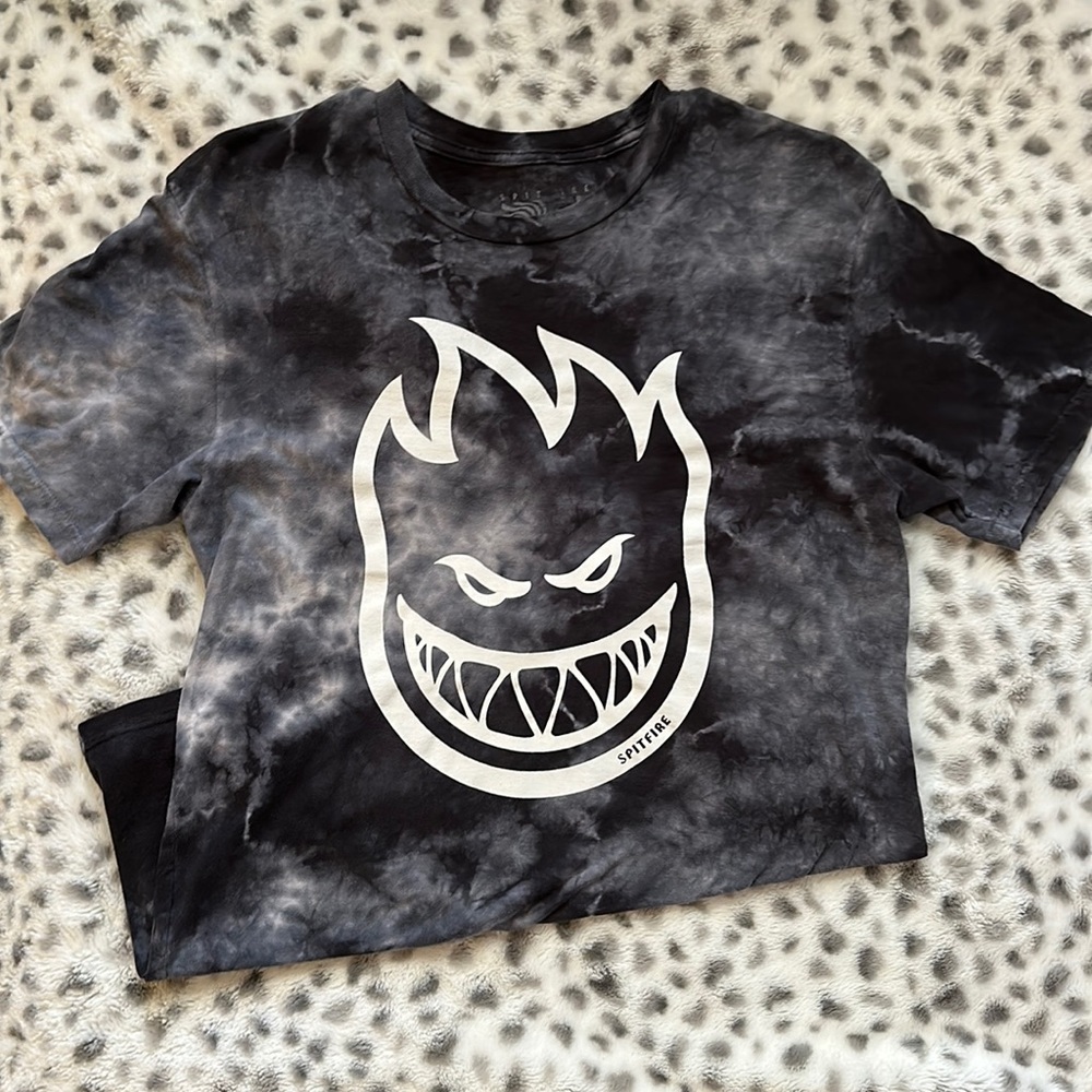 This is a Spitfire T-shirt is a size small